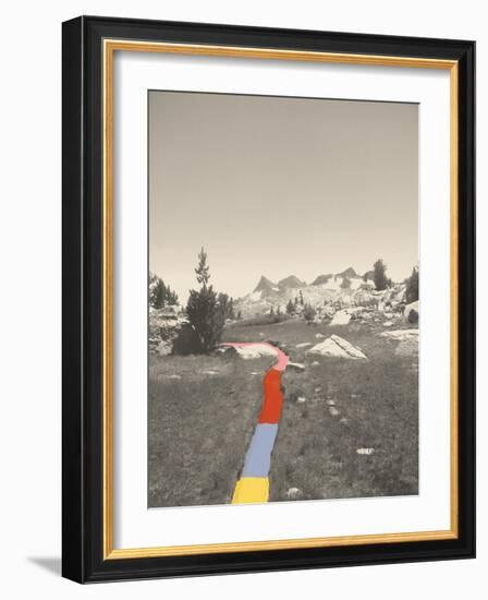 Technicolor Trail-Danielle Kroll-Framed Giclee Print