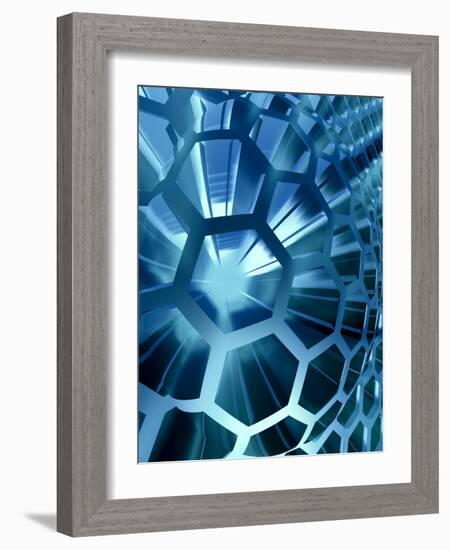 Technology Background-Chepko Danil Vitalevich-Framed Art Print