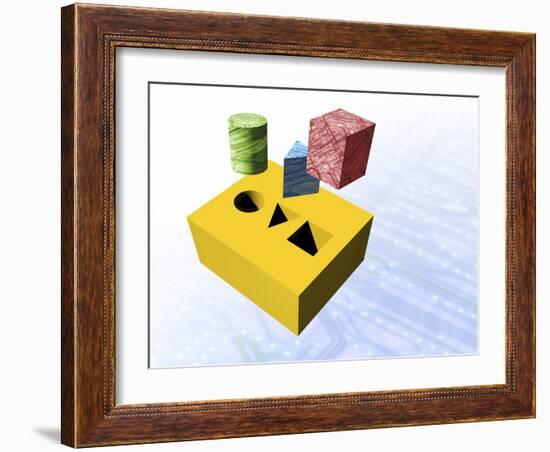 Technology Education-Victor Habbick-Framed Photographic Print