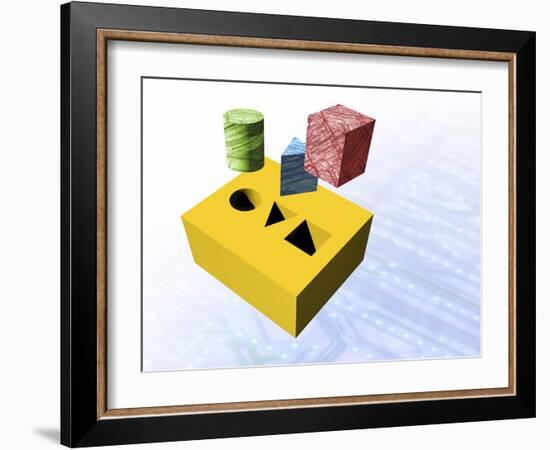 Technology Education-Victor Habbick-Framed Photographic Print