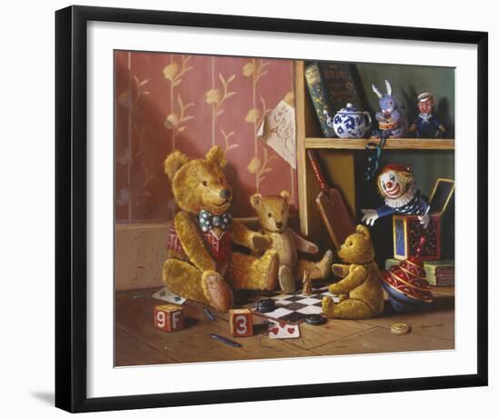 Ted and Friends III-Raymond Campbell-Framed Giclee Print