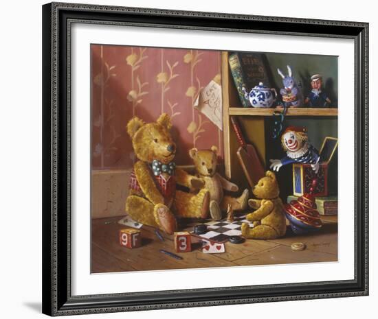 Ted and Friends III-Raymond Campbell-Framed Giclee Print