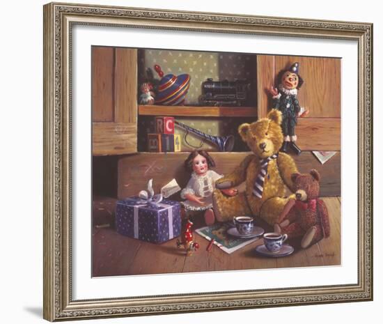 Ted and Friends IV-Raymond Campbell-Framed Giclee Print