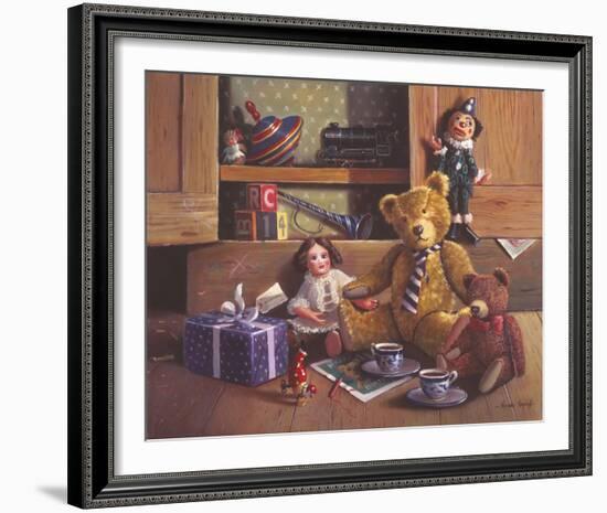 Ted and Friends IV-Raymond Campbell-Framed Giclee Print