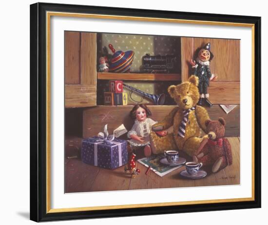 Ted and Friends IV-Raymond Campbell-Framed Giclee Print