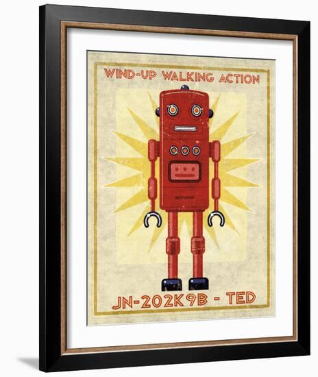 Ted Box Art Robot-John Golden-Framed Giclee Print