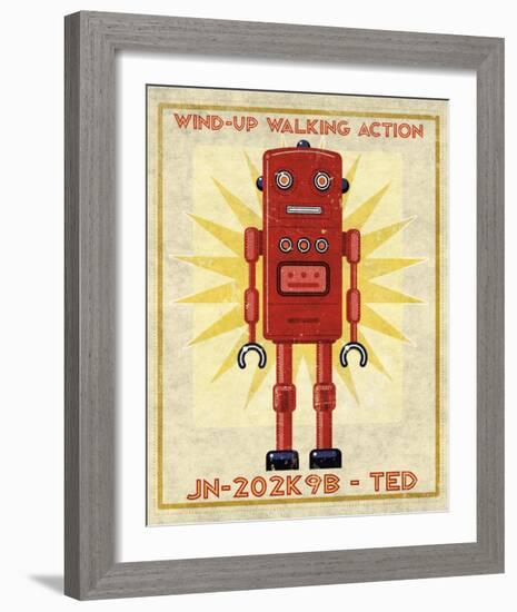 Ted Box Art Robot-John Golden-Framed Giclee Print