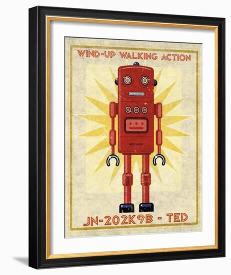 Ted Box Art Robot-John Golden-Framed Giclee Print