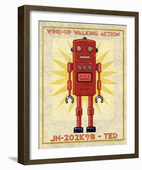 Ted Box Art Robot-John Golden-Framed Giclee Print