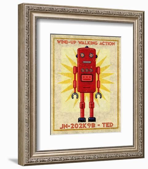 Ted Box Art Robot-John Golden-Framed Art Print