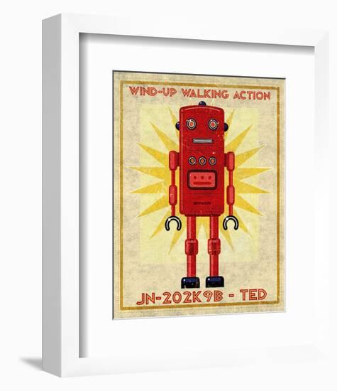 Ted Box Art Robot-John Golden-Framed Art Print