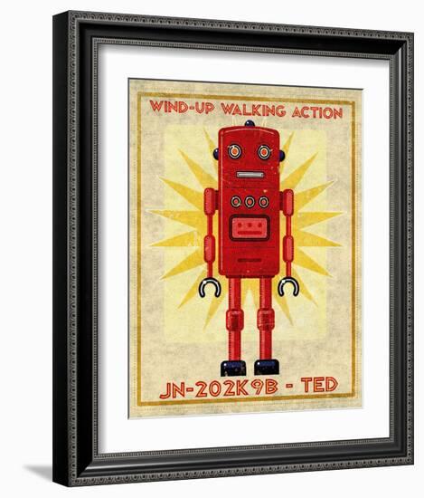 Ted Box Art Robot-John Golden-Framed Art Print