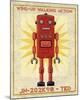 Ted Box Art Robot-John W^ Golden-Mounted Art Print