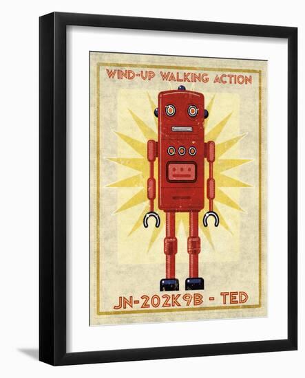 Ted Box Art Robot-John W Golden-Framed Giclee Print