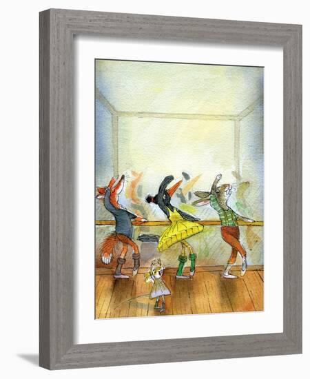 Ted, Ed and Caroll are Great Friends - Turtle-Valeri Gorbachev-Framed Giclee Print