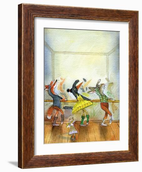 Ted, Ed and Caroll are Great Friends - Turtle-Valeri Gorbachev-Framed Giclee Print