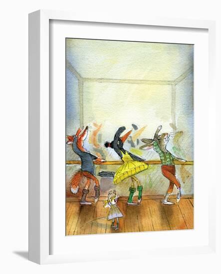 Ted, Ed and Caroll are Great Friends - Turtle-Valeri Gorbachev-Framed Giclee Print