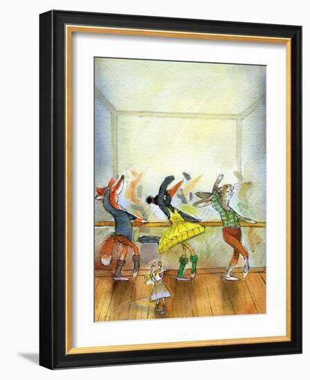 Ted, Ed and Caroll are Great Friends - Turtle-Valeri Gorbachev-Framed Giclee Print