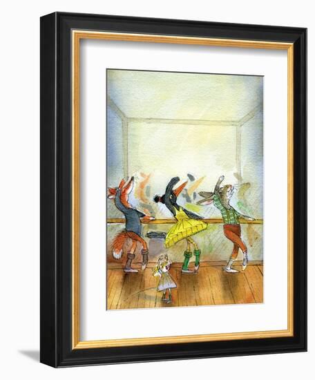 Ted, Ed and Caroll are Great Friends - Turtle-Valeri Gorbachev-Framed Giclee Print