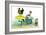 Ted, Ed, and Caroll are Great Friends - Turtle-Valeri Gorbachev-Framed Giclee Print