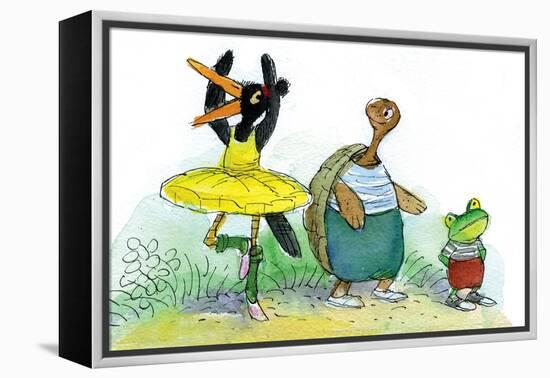 Ted, Ed, and Caroll are Great Friends - Turtle-Valeri Gorbachev-Framed Premier Image Canvas