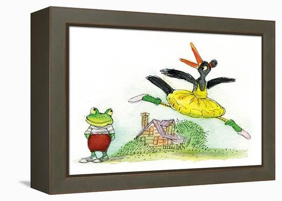 Ted, Ed and Caroll are Great Friends - Turtle-Valeri Gorbachev-Framed Premier Image Canvas