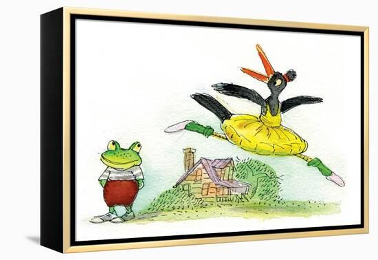 Ted, Ed and Caroll are Great Friends - Turtle-Valeri Gorbachev-Framed Premier Image Canvas