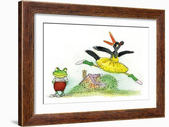 Ted, Ed and Caroll are Great Friends - Turtle-Valeri Gorbachev-Framed Giclee Print