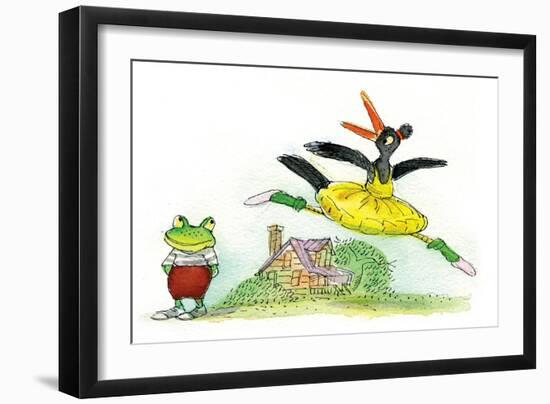 Ted, Ed and Caroll are Great Friends - Turtle-Valeri Gorbachev-Framed Giclee Print