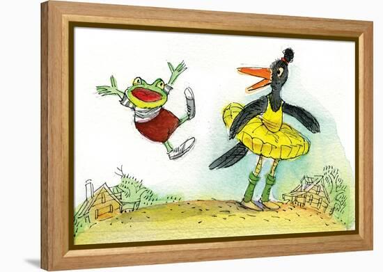 Ted, Ed and Caroll are Great Friends - Turtle-Valeri Gorbachev-Framed Premier Image Canvas