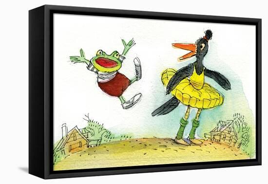 Ted, Ed and Caroll are Great Friends - Turtle-Valeri Gorbachev-Framed Premier Image Canvas