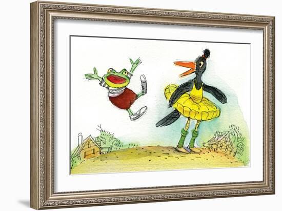 Ted, Ed and Caroll are Great Friends - Turtle-Valeri Gorbachev-Framed Giclee Print