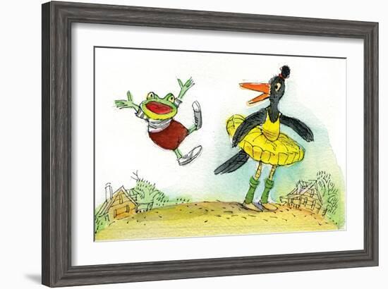 Ted, Ed and Caroll are Great Friends - Turtle-Valeri Gorbachev-Framed Giclee Print