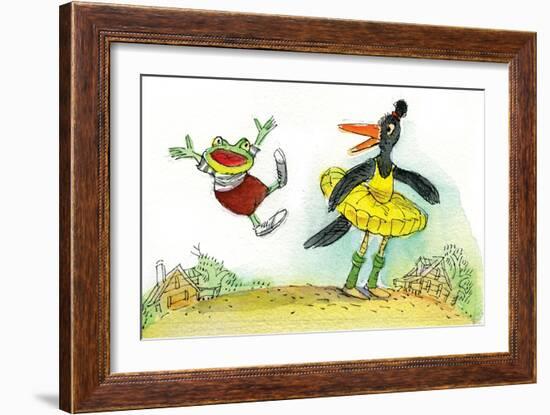 Ted, Ed and Caroll are Great Friends - Turtle-Valeri Gorbachev-Framed Giclee Print