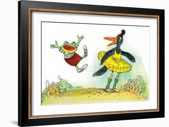 Ted, Ed and Caroll are Great Friends - Turtle-Valeri Gorbachev-Framed Giclee Print