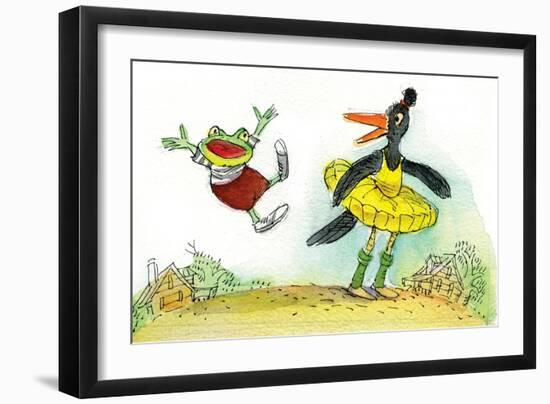 Ted, Ed and Caroll are Great Friends - Turtle-Valeri Gorbachev-Framed Giclee Print