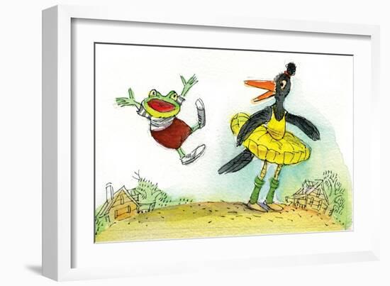 Ted, Ed and Caroll are Great Friends - Turtle-Valeri Gorbachev-Framed Giclee Print