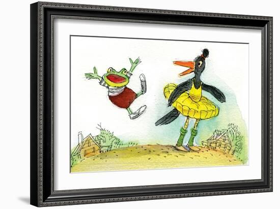 Ted, Ed and Caroll are Great Friends - Turtle-Valeri Gorbachev-Framed Giclee Print