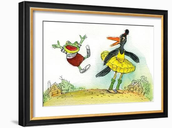 Ted, Ed and Caroll are Great Friends - Turtle-Valeri Gorbachev-Framed Giclee Print