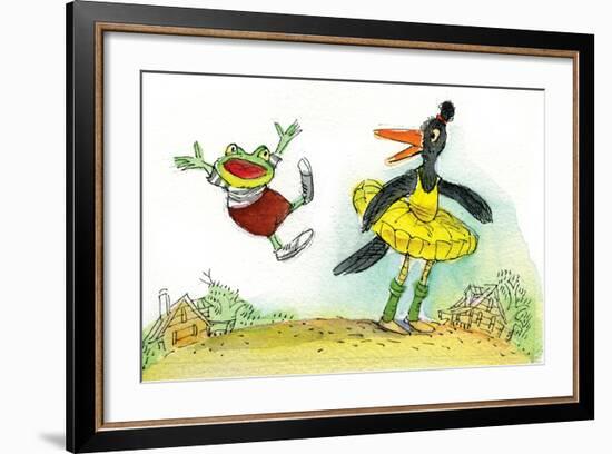 Ted, Ed and Caroll are Great Friends - Turtle-Valeri Gorbachev-Framed Giclee Print