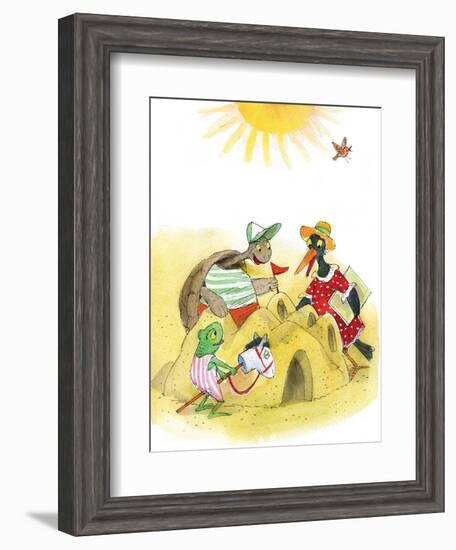 Ted, Ed and Caroll Happily Ever after 3 - Turtle-Valeri Gorbachev-Framed Giclee Print