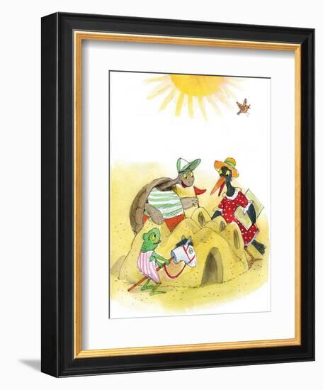 Ted, Ed and Caroll Happily Ever after 3 - Turtle-Valeri Gorbachev-Framed Giclee Print