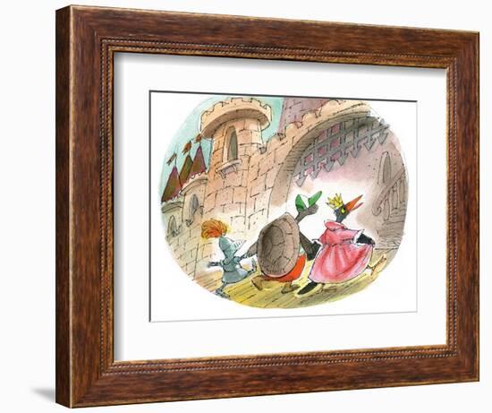 Ted, Ed and Caroll Happily Ever after 5 - Turtle-Valeri Gorbachev-Framed Giclee Print