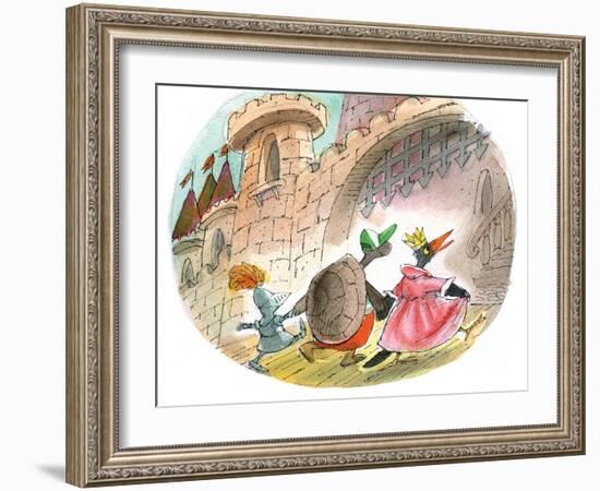 Ted, Ed and Caroll Happily Ever after 5 - Turtle-Valeri Gorbachev-Framed Giclee Print