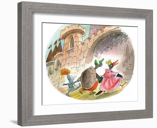 Ted, Ed and Caroll Happily Ever after 5 - Turtle-Valeri Gorbachev-Framed Giclee Print