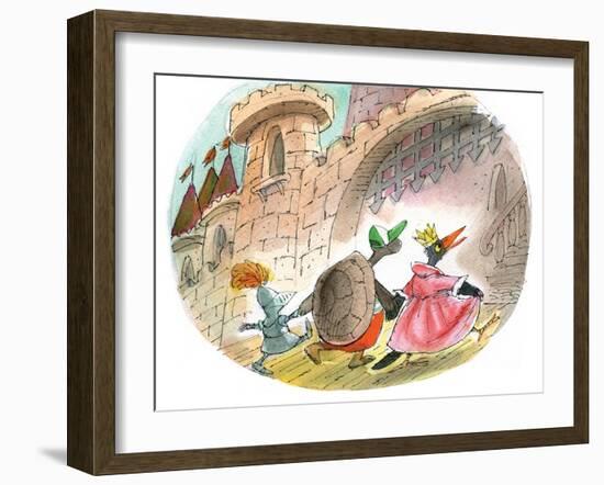 Ted, Ed and Caroll Happily Ever after 5 - Turtle-Valeri Gorbachev-Framed Giclee Print