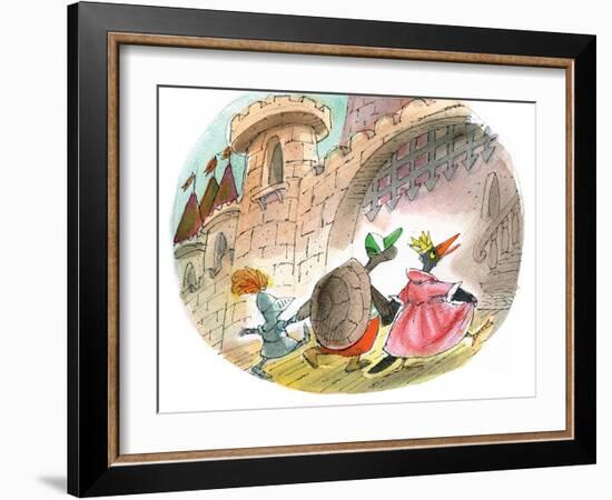 Ted, Ed and Caroll Happily Ever after 5 - Turtle-Valeri Gorbachev-Framed Giclee Print