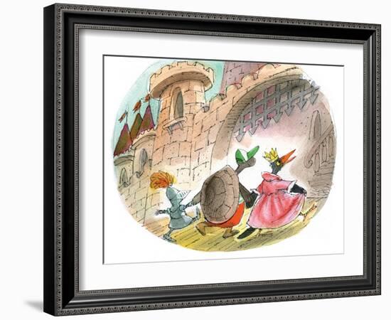 Ted, Ed and Caroll Happily Ever after 5 - Turtle-Valeri Gorbachev-Framed Giclee Print