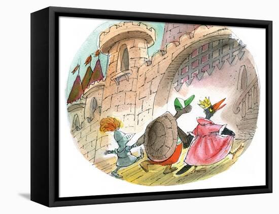 Ted, Ed and Caroll Happily Ever after 5 - Turtle-Valeri Gorbachev-Framed Premier Image Canvas