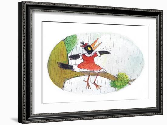 Ted, Ed and Caroll - the Picnic - Turtle-Valeri Gorbachev-Framed Giclee Print